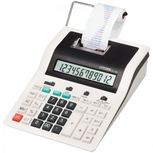 Калькулятор с печатающим устройством Citizen CX123N (12 разряд.) белый