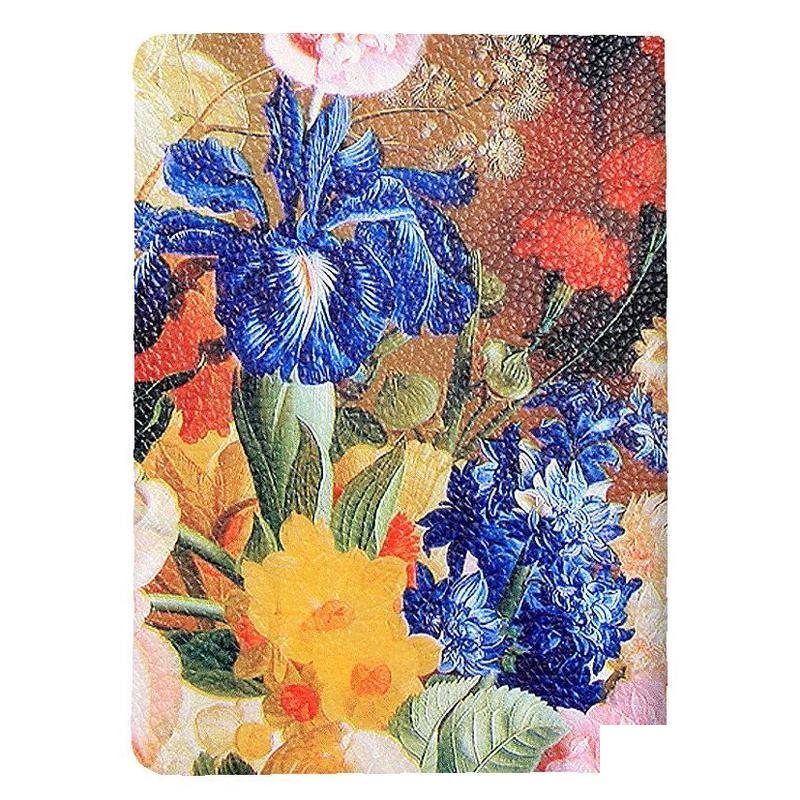 Ежедневник недатированный 120x170мм InFolio Floria (96 листов) обложка кожзам, разноцветная (120х170х12мм)