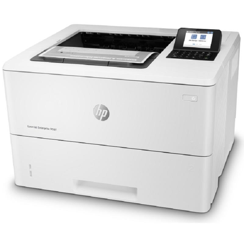 Принтер лазерный монохромный HP LaserJet Enterprise M507dn, белый, USB (1PV87A)