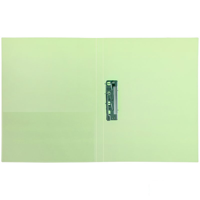 Папка с зажимом Berlingo Neon (А4, до 100л., пластик, с кармашком) неоновая зеленая (ACp_01802), 30шт.
