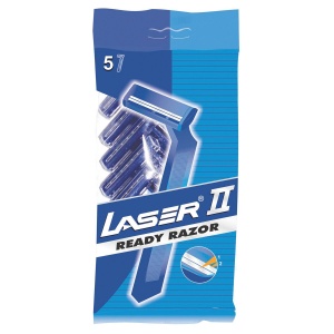 Бритва одноразовая LASER 2 (аналог Gillette 2), 5шт. (5015911101086)