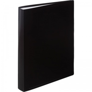 Папка файловая 60 вкладышей Attache (А4, пластик, 600мкм) черная