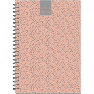 Бизнес-тетрадь А5 Attache Fleur Коралл, 96 листов, разметка в точку, разноцветная (145x203мм)