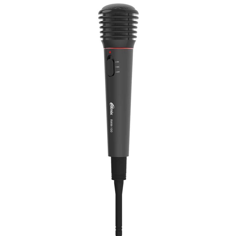 Микрофон Ritmix RWM-100, черный