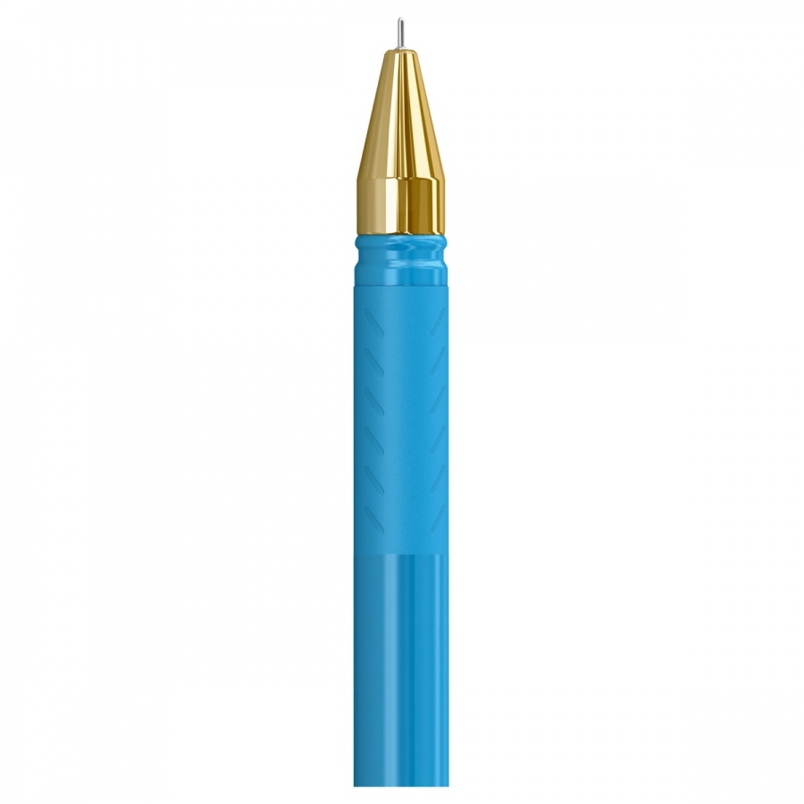 Ручка шариковая Berlingo xGold (0.5мм, голубой цвет чернил) игольчатый стержень, 1шт. (CBp_07506)