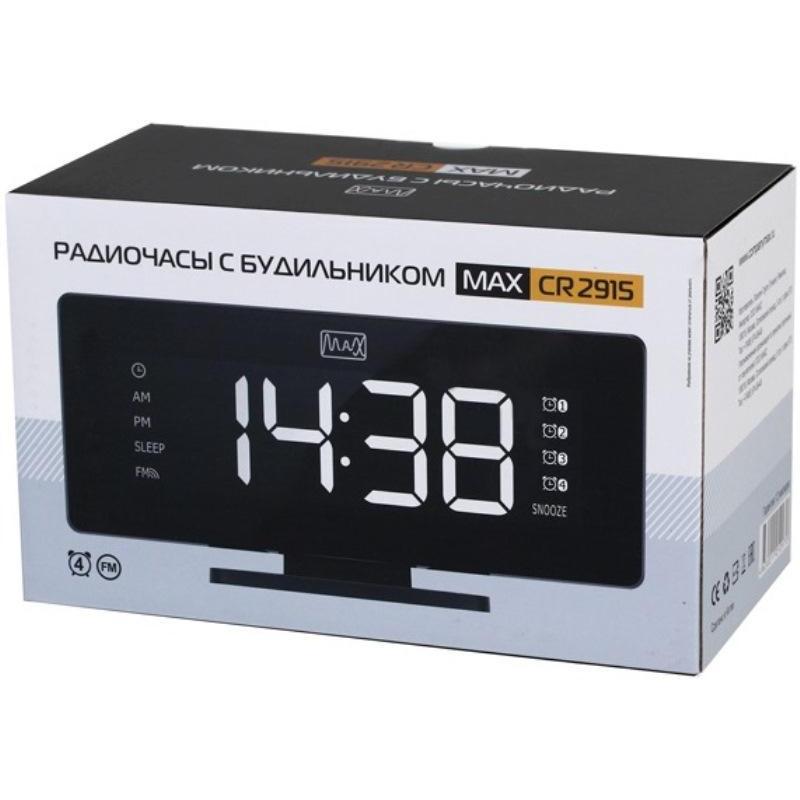 Радиобудильник MAX CR-2915, черный