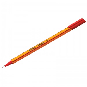 Ручка капиллярная Berlingo Rapido (0.4мм, трехгранная) красная (CK_40102)