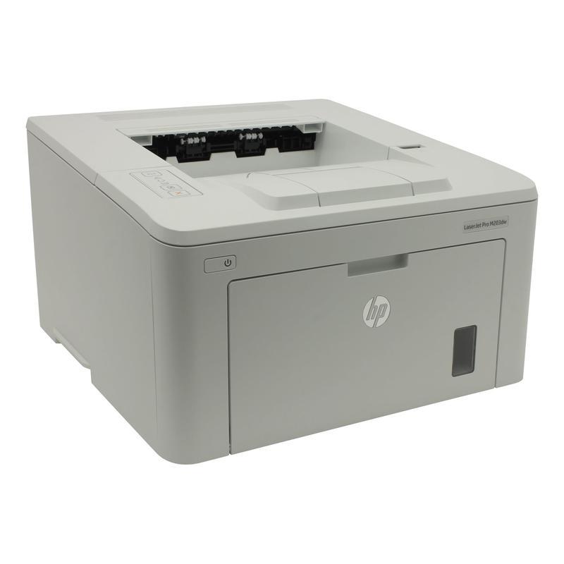 Принтер лазерный монохромный HP LaserJet Pro M203dw, белый, дуплекс, USB/LAN/Wi-Fi (G3Q47A)