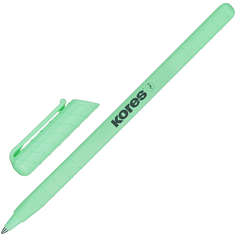 Ручка шариковая одноразовая Kores Pastel K0R-M (0.7мм, синий цвет чернил) 1шт. (37086)