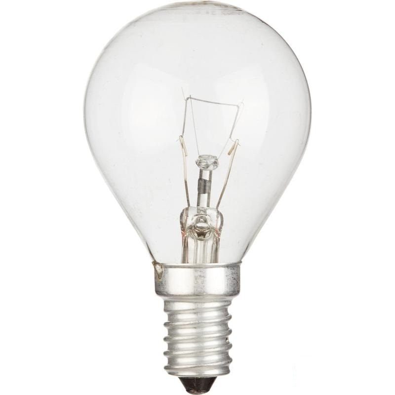 Лампа накаливания Старт (40Вт, E14, шар) теплый белый, 1шт. (ДШ 40Вт E14)