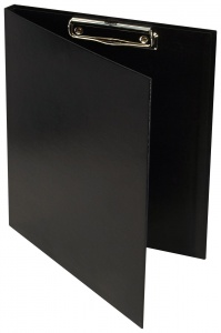 Папка-планшет с крышкой LITE (А4, 225х315мм, картон с бумвиниловым покрытием), черный