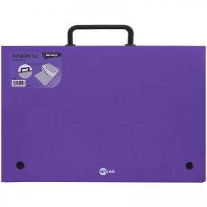 Папка-портфель Berlingo Skyline (А4, 328x285мм, 13 отделений) фиолетовая (MF4201_e)