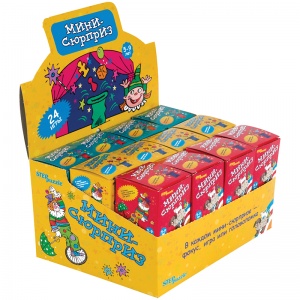 Игра настольная Step Puzzle "Мини-Сюрпризы", разные виды, картонная коробка (76098)