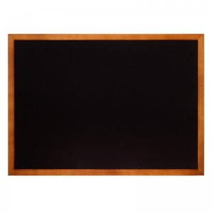 Доска меловая настенная Attache Non magnetic (42x59см, деревянная рама) черная
