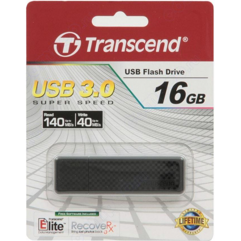 Флэш-диск USB 16Gb Transcend Jetflash 780, черный и серебристый (TS16GJF780)