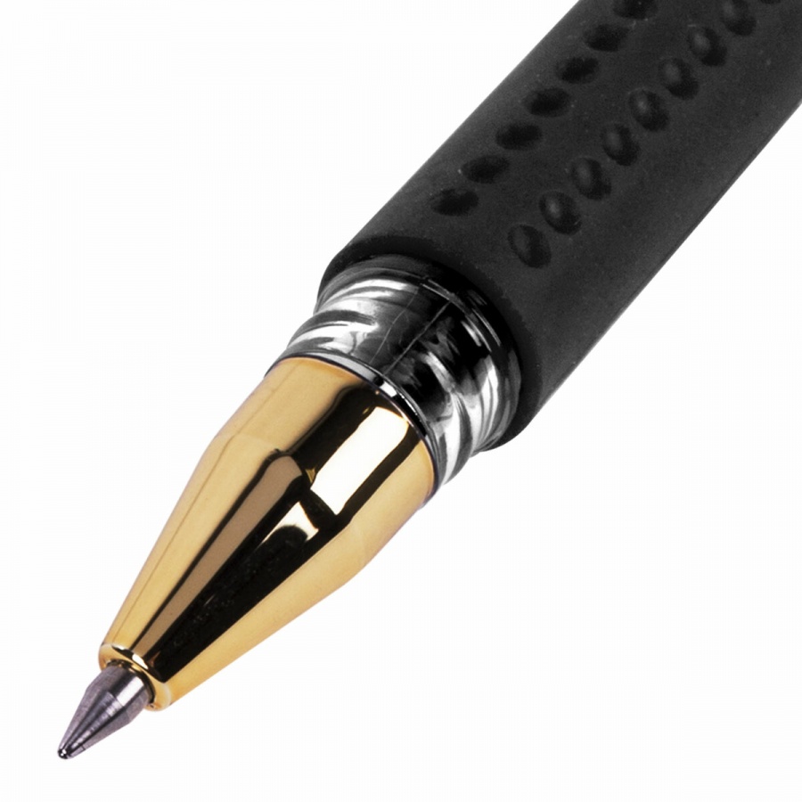 Ручка гелевая Brauberg Extra GT GLD (0.35мм, черный, стандартный узел) (143919), 12шт.
