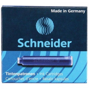 Чернильный картридж Schneider для перьевых ручек, кобальтовый синий, 6шт. (6Ш01), 50 уп.