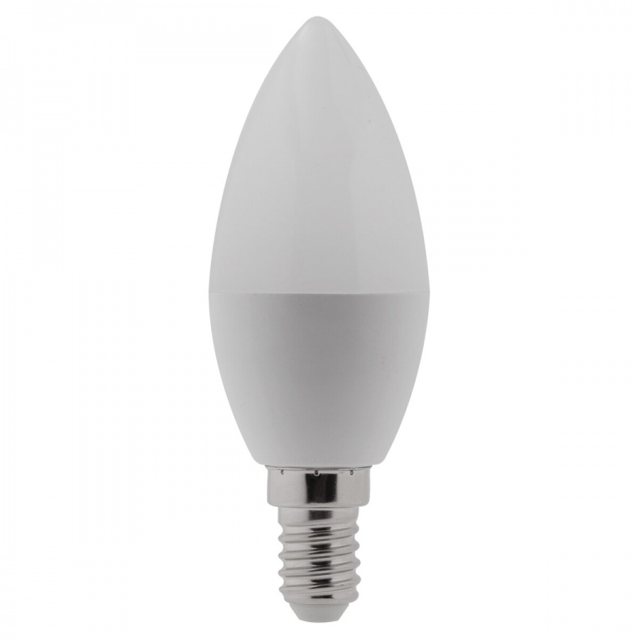 Лампа светодиодная Эра LED (8Вт, Е14, свеча) теплый белый, 6шт. (Б0050694)