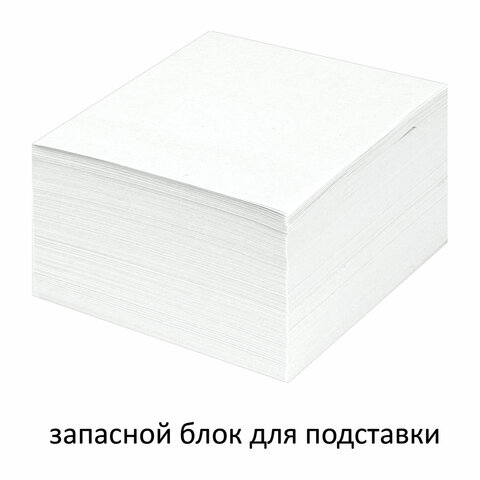 Блок-кубик для записей Staff, 80x80x40мм, непроклеенный, белый (126368), 36шт.