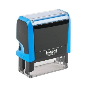 Оснастка для печати Trodat 4913 P4 (58х22мм, синий, подушка в комплекте) (52887)