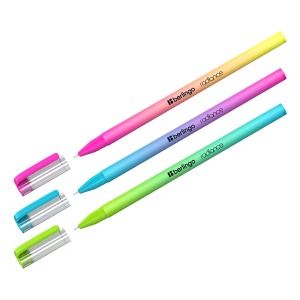 Ручка шариковая Berlingo Radiance (0.5мм, синий цвет чернил, разные цвета корпуса) 1шт. (CBp_70020)