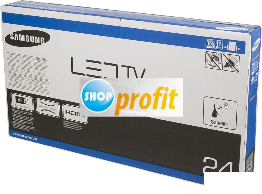 LED телевизор 24&quot; Samsung UE24H4080AU, HD Ready (720p), белый (UE24H4080AUXRU)