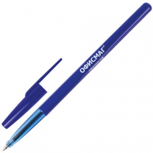 Ручка шариковая Офисмаг (0.5мм, синий цвет чернил) 12шт. (141117)