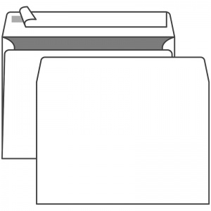 Конверт почтовый C4 KurtStrip (229x324, 90г, стрип) белый, 250шт. (70501)