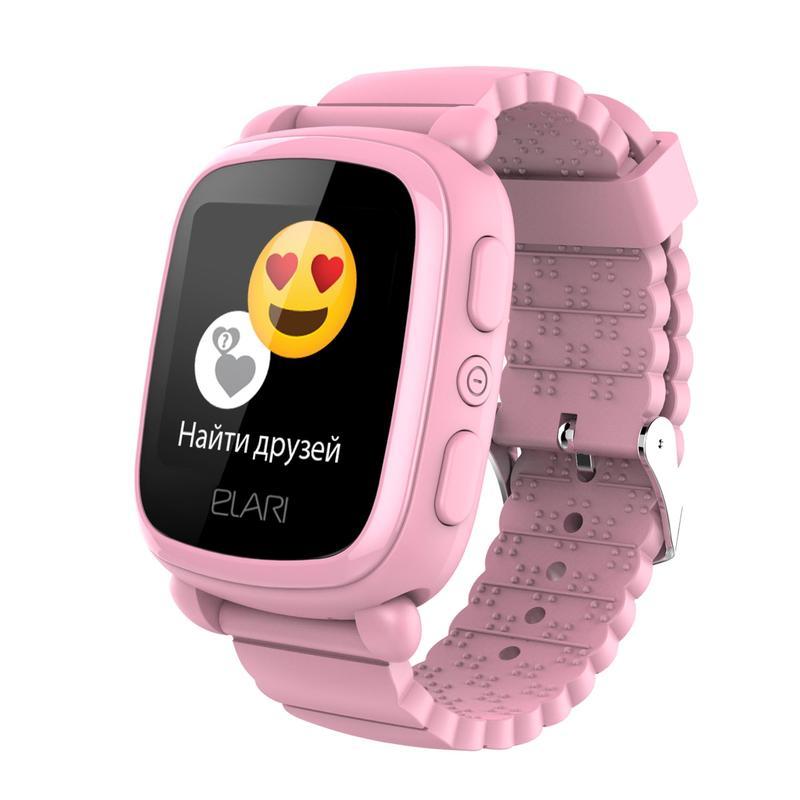 Смарт-часы детские Elari KidPhone 2, розовые