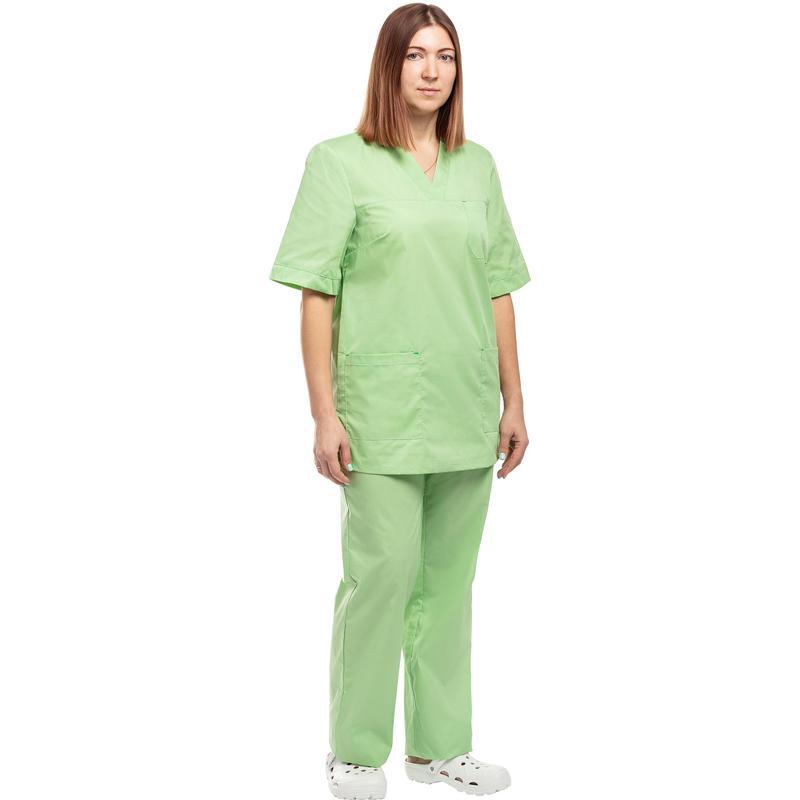 Мед.одежда Костюм хирурга женский м05-КБР плюс, зеленый (размер 56-58, рост 170-176)