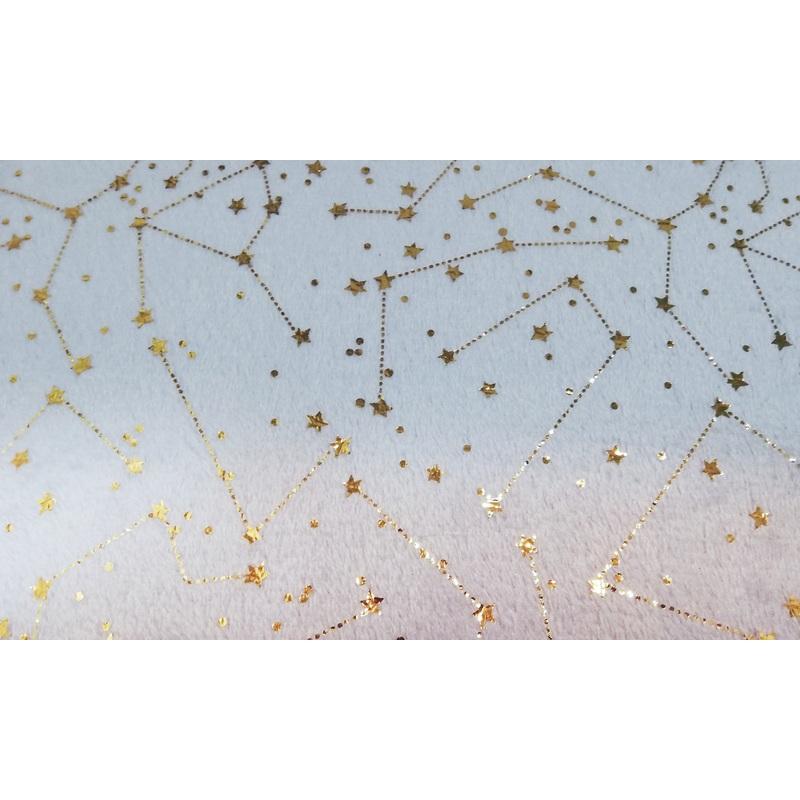 Плед Belezza Созвездие микрофибра 180x200 см серый