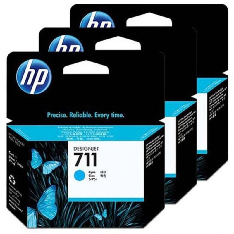 Картридж оригинальный HP 711 CZ134A (3x29 мл) голубой