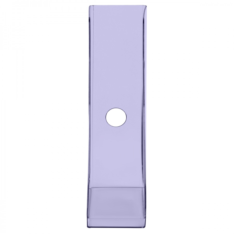 Лоток для бумаг вертикальный Стамм &quot;Актив&quot;, 70мм, тонированный фиолетовый (ЛТВ-31101)
