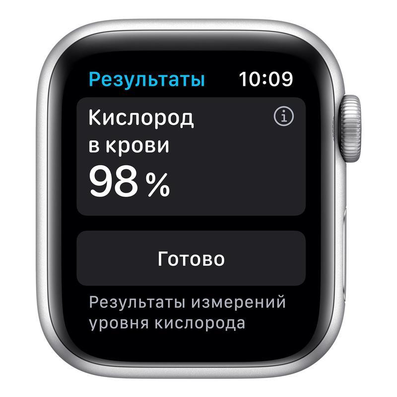Смарт-часы Apple Watch Series 6, серебристые (M00T3RU/A)