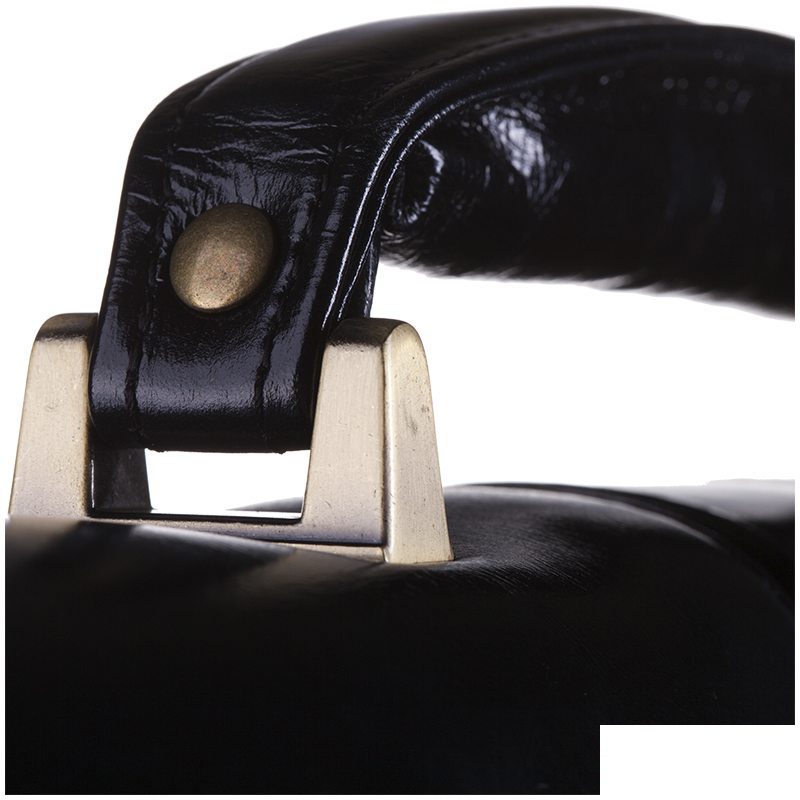 Портфель Delucci Гиперион, 2 отд., натуральная кожа, черный, 290х370мм (HKn_01001)