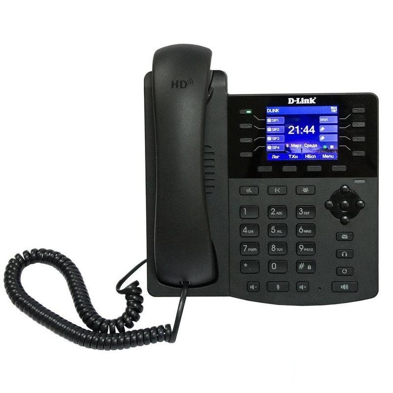 Телефон IP D-Link DPH-150SE/F5B, черный