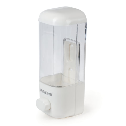 Диспенсер для жидкого мыла Лайма, 500мл, ABS-пластик белый (601792), 50шт.