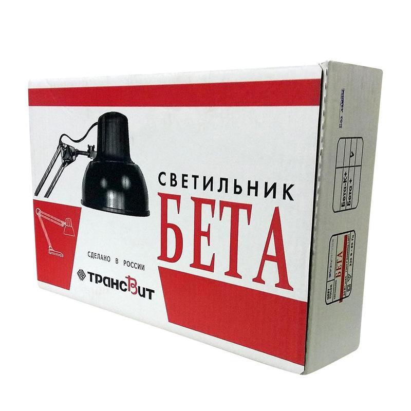 Светильник Трансвит Бета+ (лампа накаливания, E27, 60Вт) черный
