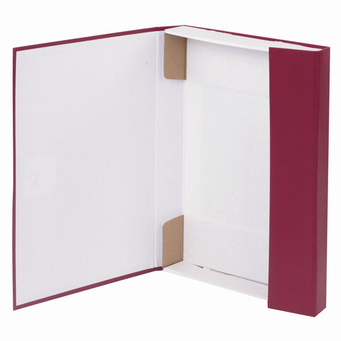 Короб архивный (35мм, 2 х/б завязки, до 300л, картон/бумвинил (122037), 25шт.