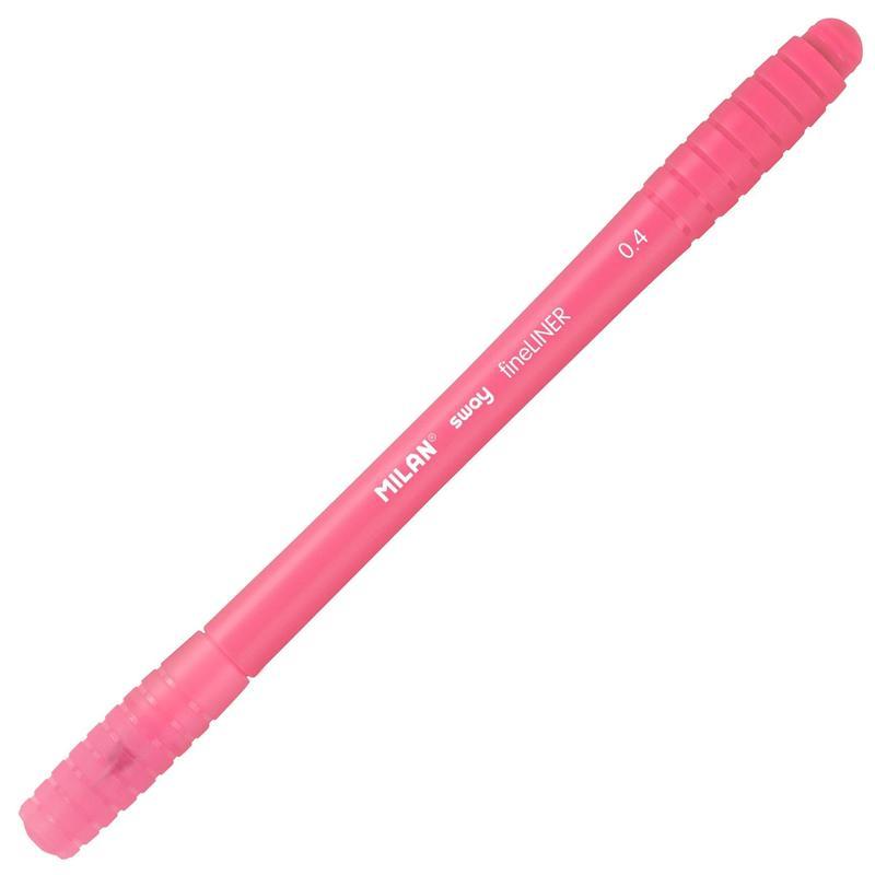 Ручка капиллярная Milan Sway (0.4мм) розовая, 16шт. (610041633)