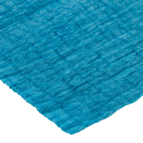 Бумага цветная крепированная Остров сокровищ, 50x250см, 110 г/кв.м, голубая, в рулоне, 100шт. (129147)