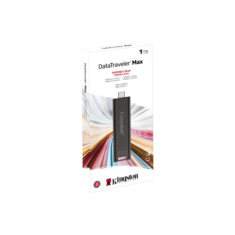 Флэш-диск USB Gen 2 Type-C 1 ТБ Kingston DataTravelerMax (DTMAX/1TB)