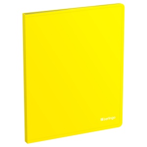 Папка файловая 20 вкладышей Berlingo Soft Touch (А4, 17мм, 700мкм, пластик) желтая (DB4_20984)