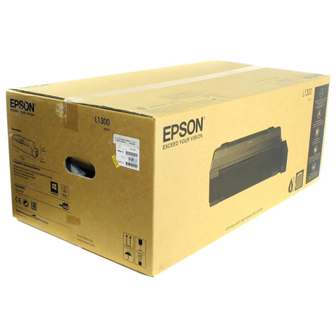 Принтер струйный Epson L1300, черный, USB (C11CD81402)