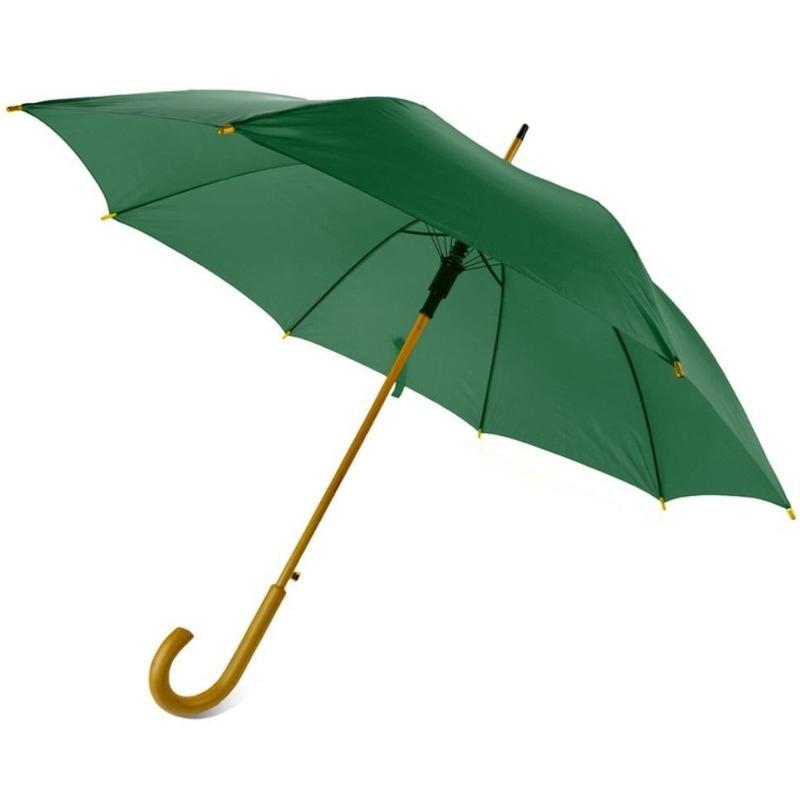 Зонт полуавтоматический Радуга, зеленый (906103)