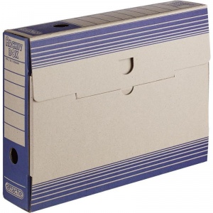 Короб архивный Attache (256x75x322мм, 75мм, до 700л., картон) синий, 25шт.