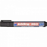 Маркер для досок Edding E-360 (круглый наконечник, 1.5-3мм, черный) 10шт. (E-360/1)