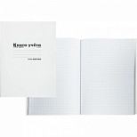 Бухгалтерская книга учета (А4, 96л, клетка, скрепка) обложка картон