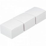 Блок-кубик для записей Attache, 90x90x50мм, белый, 3шт., 12 уп.