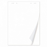 Блок бумаги для флипчарта Brauberg (675x980мм, 80г/м2, белый, 20 листов) (128646)